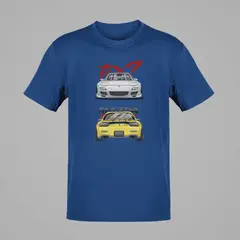 GENERICO - Camiseta Mazda RX7 Polo de Carro Japones JDM Remera Algodon