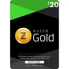 RAZER - Gold 20 USD Global Gold Pin Digiital