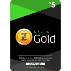 RAZER - Gold 5 USD Global Gold Pin Digiital