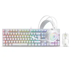 MICRONICS - Kit Gamer 3en1 Teclado+Mouse+Auricular Mirage MIC GTX2003 3W