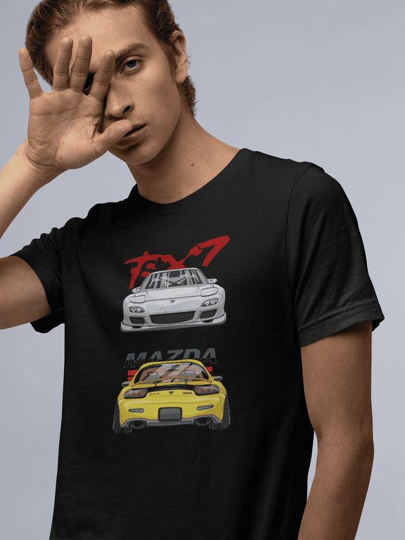 Polo Mazd RX7 Camiseta de Autos de Carreras Remera JDM Algodon