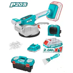 TOTAL TOOLS - VIBRADOR DE MAYOLICA VENTOSA 20V 60KG VEL VARIABLE TTVLI20015