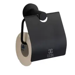 GENERICO - Portapapel higienico con soporte multiuso de acero inoxidable