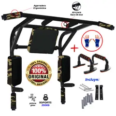 HOLGU - Barra Para Gimnasio 13 en 1 Push up + Guantes