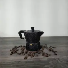 GENERICO - CAFETERA MOKA EXCLUSIVA 3TAZAS NEGRO