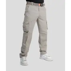 CH CASTRO SPORT - 7017 PANTALON DRILL CARGO REDWOOD 100% ALGODÓN RÍGIDO HOMBRE