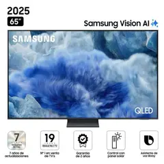 SAMSUNG - Televisor 65 QLED Smart UHD 4K Vision Ai 65Q8F