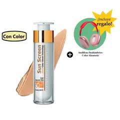FREZYDERM - Sunscreen Color Face 50Ml+Audífono P9 Aleatorio