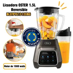 OSTER - Licuadora 15L con Tecnología Reversible + Vaso - BLSTPYG1312XBG