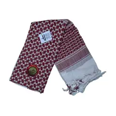 ARMY PREPPER - Bufanda Shemagh Multiproposito Modelo Classic Rojo-Blanco