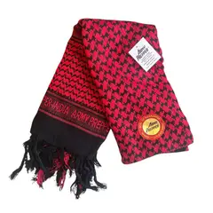 ARMY PREPPER - Bufanda Shemagh Multiproposito Modelo Classic Rojo-Negro