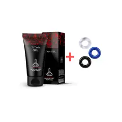 GENERICO - TITAN GEL CLASICO LUBRICANTE PACK ANILLOS