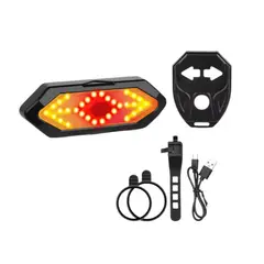 OEM - Luz Led con Direccional Usb recargable para Bicicleta