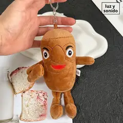 KAST PE - Peluche Llavero Tung Tung Sahur Con Luz y Sonido tralalero