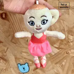 KAST PE - Peluche Llavero Ballerina Capuchina Con Luz y Sonido tralalero