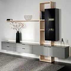 TU MESITA - Centro de Entretenimiento Klein Repisas y Vitrina Flotante