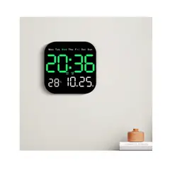 GENERICO - Reloj Digital De Pared mesa moderno +CONTROL Oficina casa Negocio