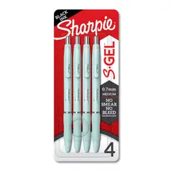SHARPIE - Bolígrafo Sgel Blister x4 Turquesa Pastel