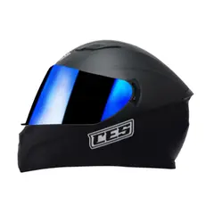 GENERICO - CASCO MOTO DOBLE VISOR NEGRO MATE CERTIFICADO