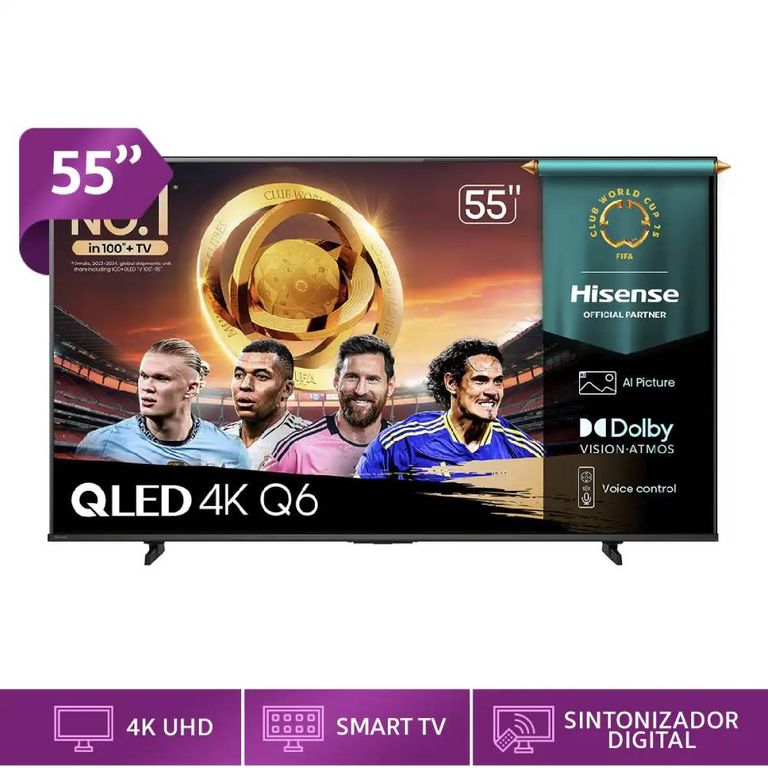 TELEVISOR SMART TV 4K ULTRA HD 55 55Q6QV
