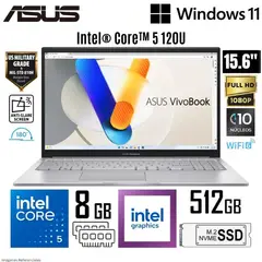 ASUS - Laptop Vivobook X1504VA-NJ686W Intel CORE I5 120U 8GB 512GB SSD Windows 11 home