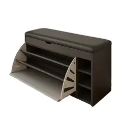GENERICO - Organizador de Zapatos Multifuncional 3 Niveles Negro