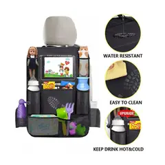 GENERICO - Organizador de Asiento de Auto Multibolsillos y Porta Tablet