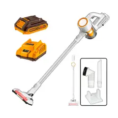 INGCO TOOLS - Aspiradora Ciclónica 0.8l Inalámbrica Multifunción + Bat 2.0