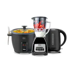 OSTER - Tricombo Black Licuadora + Arrocera + Hervidor