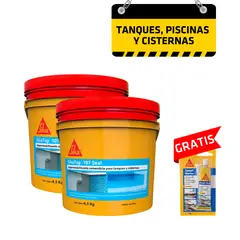 SIKA - Pack Impermeabilizante para tanques Sikatop 107 SEAL PER x 4.5Kg