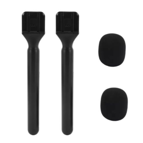 Adaptador Soporte De Mano Para Micrófono Solapero 1 Par