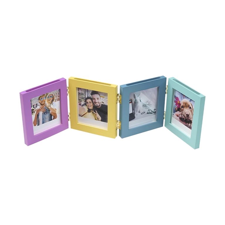 PORTA FOTO ALBUM SQUARE ACORDEON COLORES 8 FOTOS