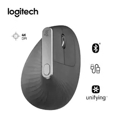 LOGITECH - Mouse Ergo Avanzado Mx Vertical Conexión Bth Receptor Usb Cable Tipo-C