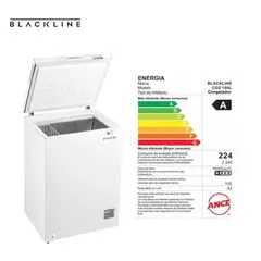 BLACKLINE - Congeladora de 100L Chest Freez Blanco CGD-100L
