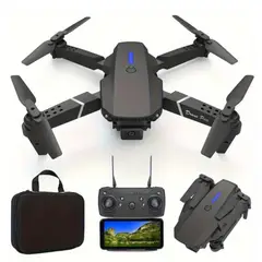 GENERICO - E88 Pro Dron Profesional Cámara Dual 4K Rotación 360° y Wi‑Fi