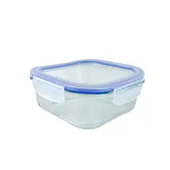 BASA - Taper G&G Cuadrado Hermetico 1000ML Tapa color Variado