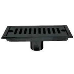 FRATELLI - SUMIDERO 10X20 CM ACERO 304 NEGRO