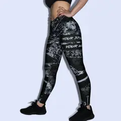 GENERICO - Malla Legging Deportivo Mujer Suplex Sublimado