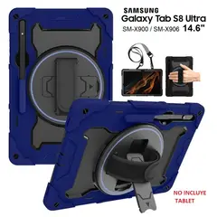 GENERICO - Funda Armor para Samsung Tab S8 Ultra 14.6 SM-X900 X906 Case Antishock