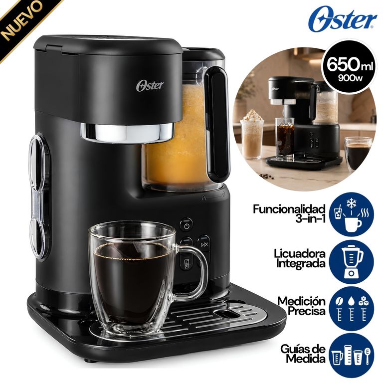 Cafetera frappé Oster®con licuadora BVSTDC03B