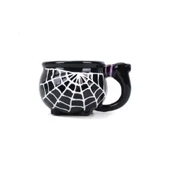 GENERICO - Taza de porcelana diseño telaraña halloween