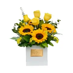D'AMOUR - Box Girasoles Y Rosas