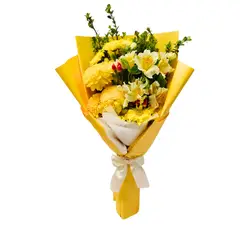 D'AMOUR - Ramo De Flores Amarillas Luz