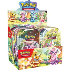 POKEMON - Cartas Prismatic Evolutions Paquetón 160 Cards y 8 Latas Español
