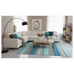 GENERICO - Alfombra Decoghar IC 13516 Kellim Turq. 120 x 180 cm