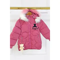 KIDS MASHMELO - Chaqueta estampado Osito para niña capucha peluche
