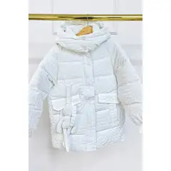 KIDS MASHMELO - Chaqueta estampado labrado para niña con capucha