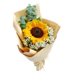 D'AMOUR - Ramo De Un Girasol - Flores Amarillas