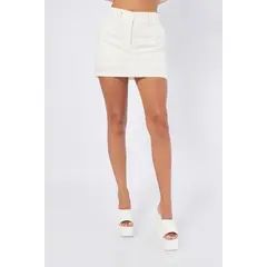 BANATY - FALDA SHORT DE LINO EMMA DE MUJER