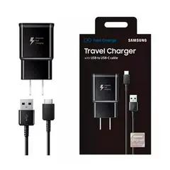 SAMSUNG - Cargador 15W Original Carga Rapida Fast Charging caja -NEGRO